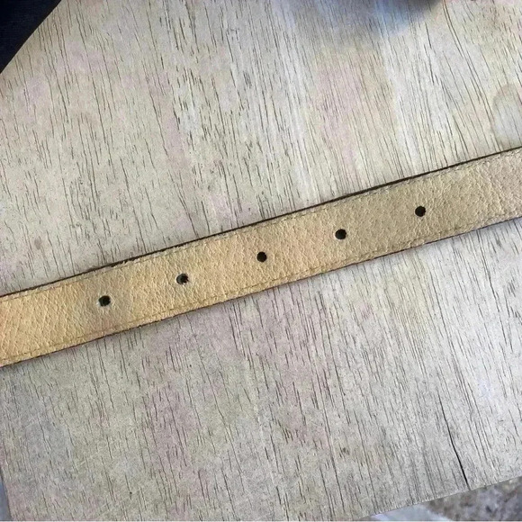 Amiee Lynn women’s leopard print belt size Medium squared buckle preloved - Picture 6 of 8